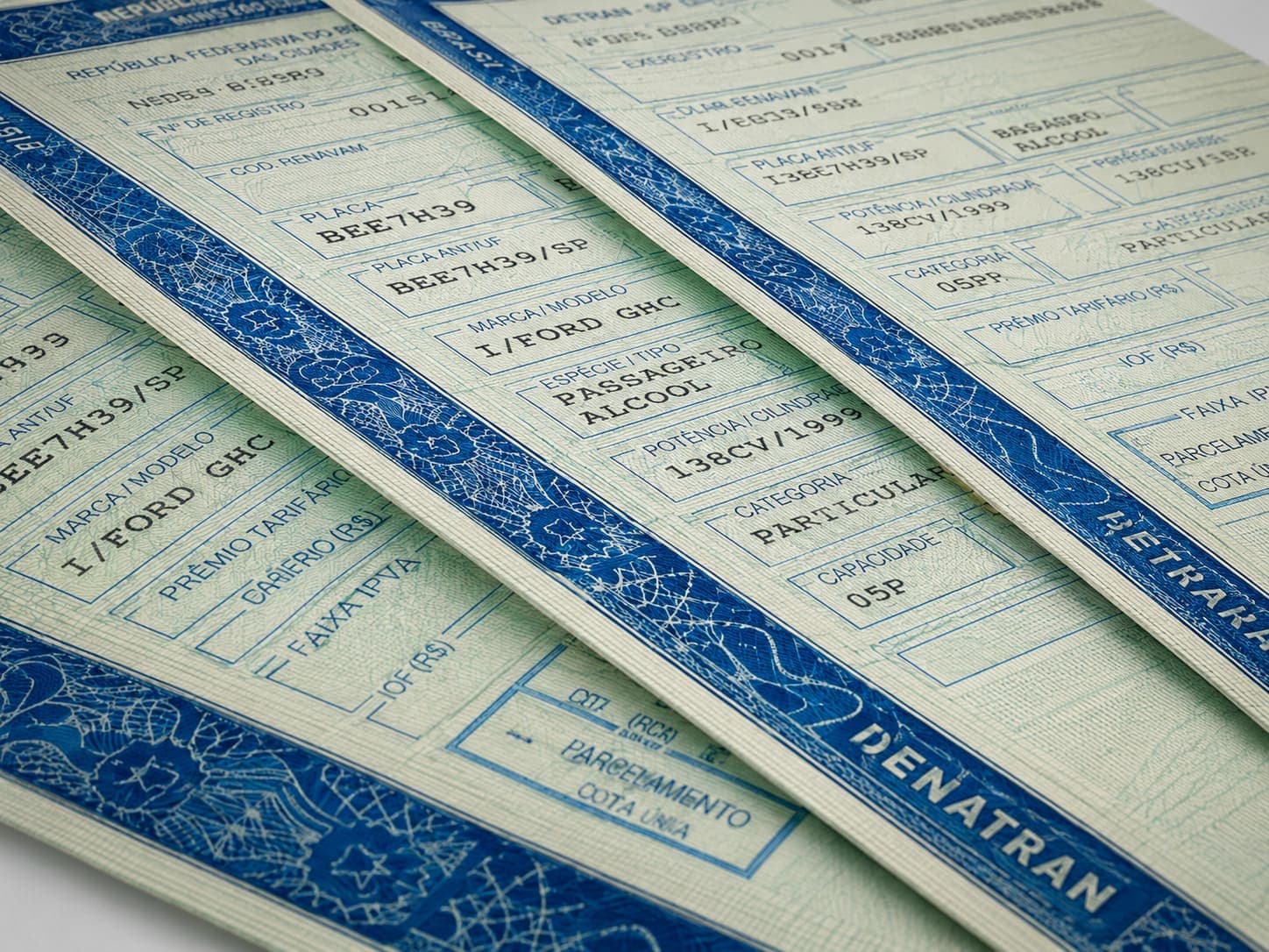 Serviço de segunda via de CRV e documentos veiculares